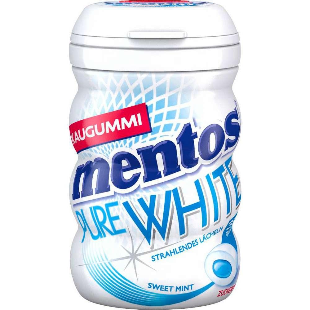 Mentos Chewing gum dragees Pure White Sweet Mint, sugar-free
