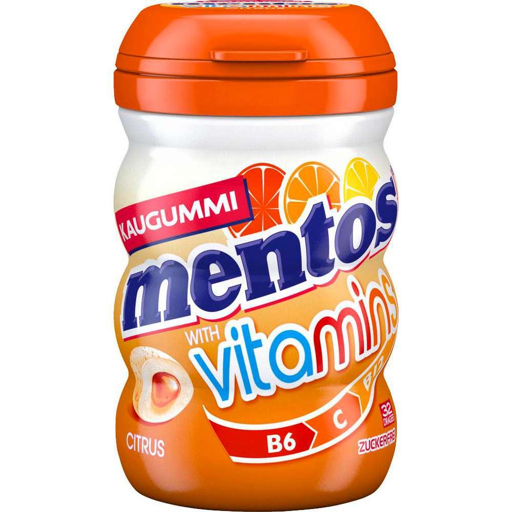 Mentos Chewing gum dragees Vitamins Citrus