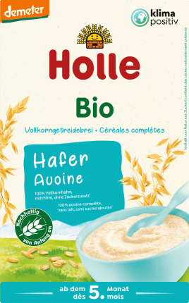 Holle baby food Cereal porridge Oats from the 5th month, demeter, 250 g