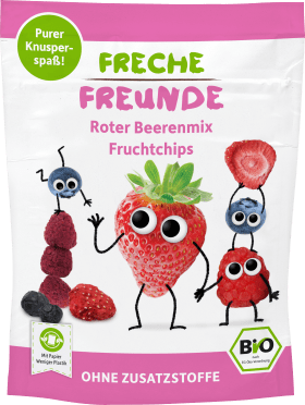 FRECHE FREUNDE Children's snack fruit chips red berry mix, from 3 years, 10 g