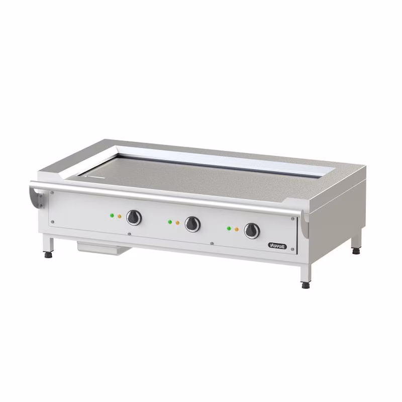 KBS Gastrotechnik KBS Electric Teppanyaki Grill with 3 heating zones, 14 kW, tabletop unit, ready to connect