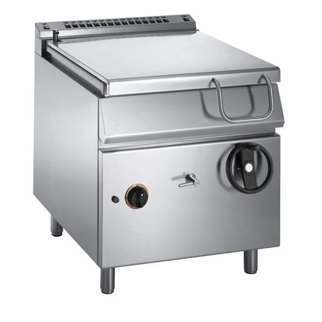 KBS Gas Tilting Frying Pan 60 Liters 14 kW 800x730x900 mm Closed Base