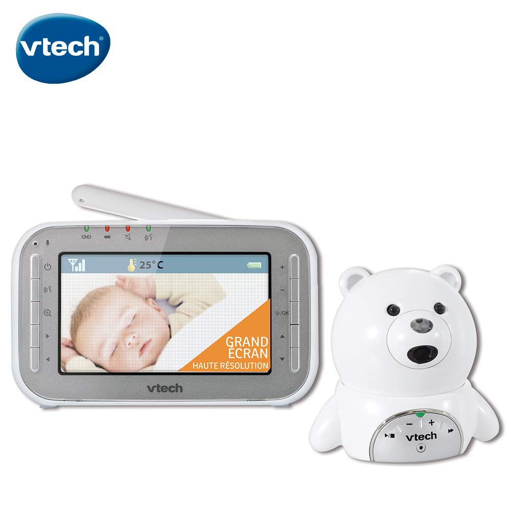 \'VTech BM4200 \"Bear Baby Monitor with Video Function, White