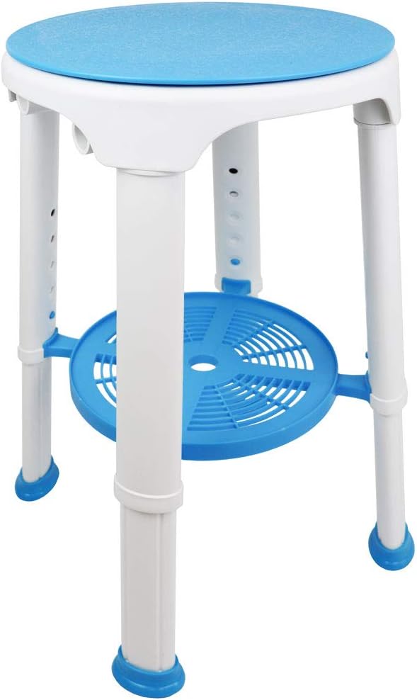 Trendmobil GmbH Trendmobil Sono Shower Stool with Turntable and Shelf
