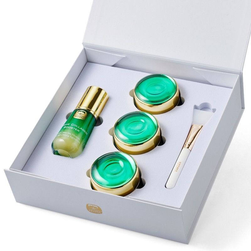 Kedma Collagen Care Set – Mask, Cream & Serum – Moisture & Firmness – 4 Products