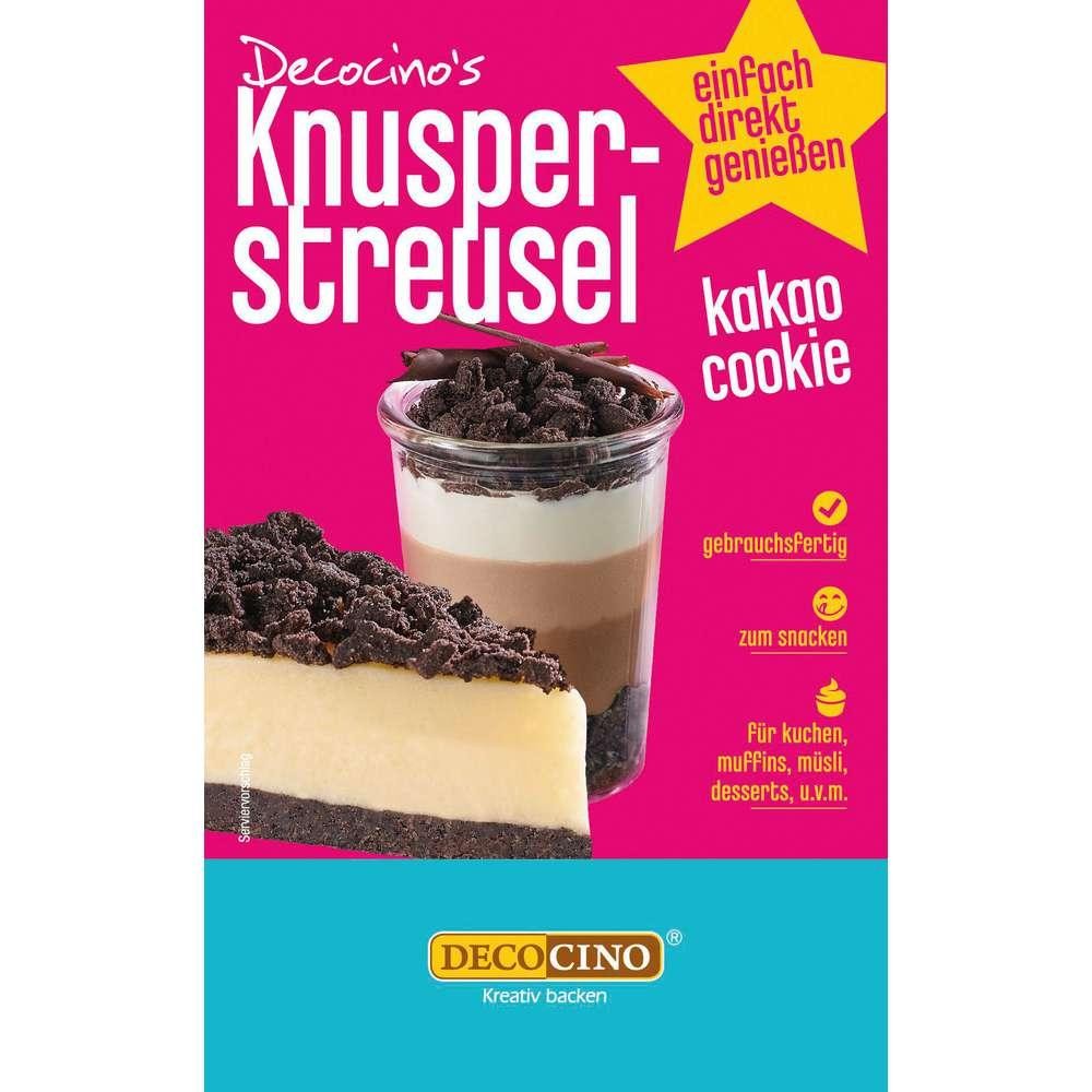 Decocino Cookie crumbs for cakes, Cookie Crumbs dark