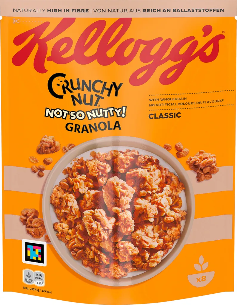 Kellogg Crunchy Nut Granola Classic delicious mix 380g