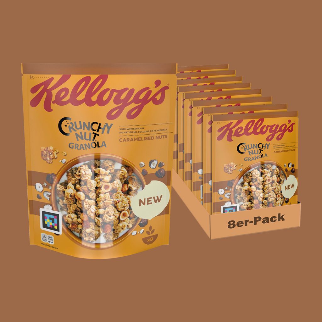 Kellogg (Germany) Kellogg's Crunchy Nut Granola Caramelized Nuts - 8x 380g