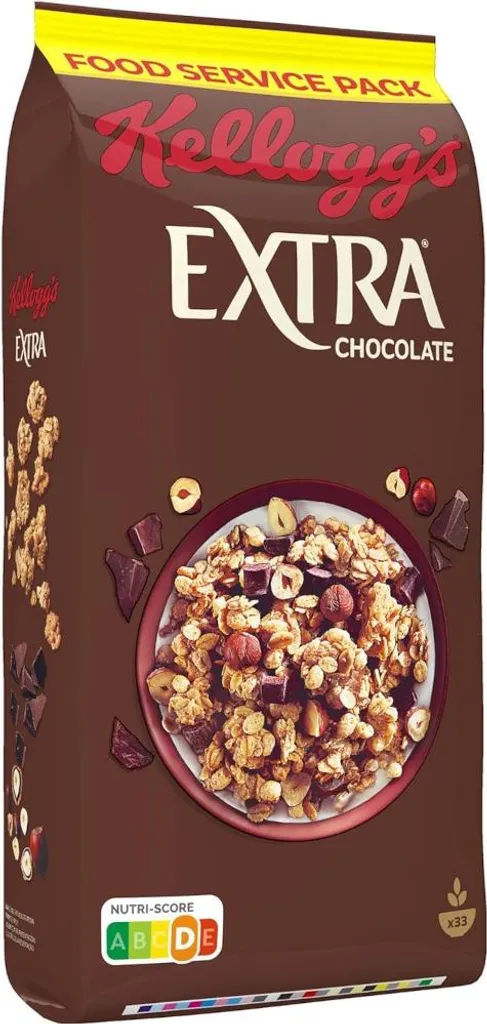 Kelloggs Extra Dark Chocolate Crispy Muesli Crunch Clusters 1500g