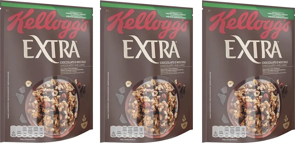 Kellogg's Extra Chocolate Hazelnut Muesli 375 g