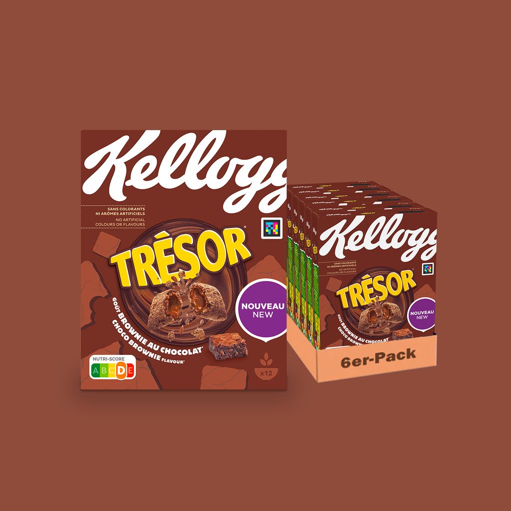 Kellogg (Germany) Kellogg's Tresor Chocolate Brownie - 6x 375g