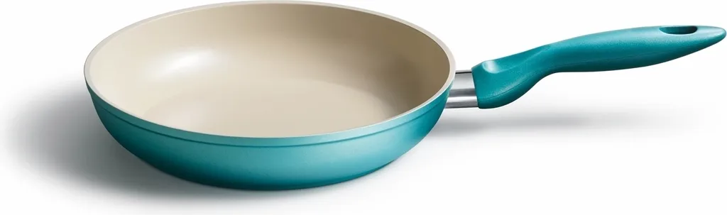 Riess Kelomat ceramic frying pan CeraMic Color Ø24 cm non-stick light blue
