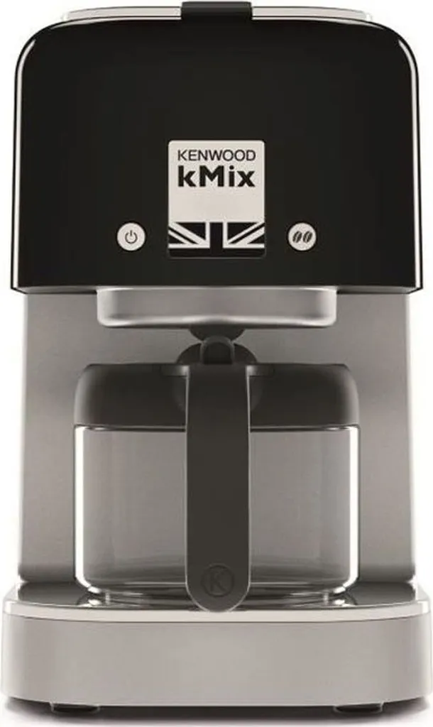 Kenwood kMix Filter Coffee Machine, Freestanding, Fully Automatic, Ground Coffee, 0.84 L, 1200 W, Black