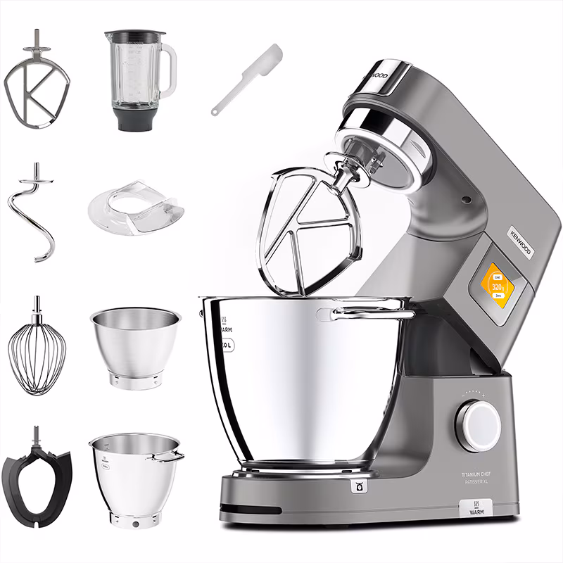 Kenwood KWL90.124SI Titanium Chef Patissier XL Food Processor – Silver