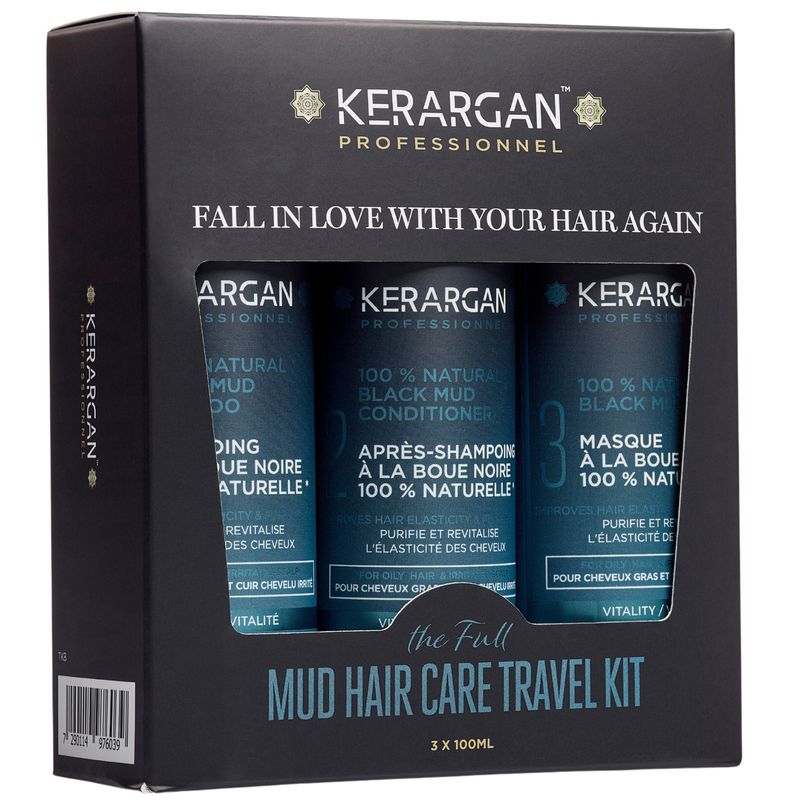 Kerargan - Revitalizing Travel Set with Black Mud