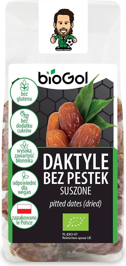 Biogo Seedless dried dates, gluten-free, 150 g - BIOGOL