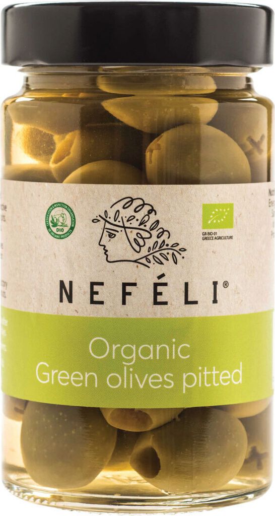 Biogo Seedless Green Olives Inmarines 295g (140g) - Nefeli