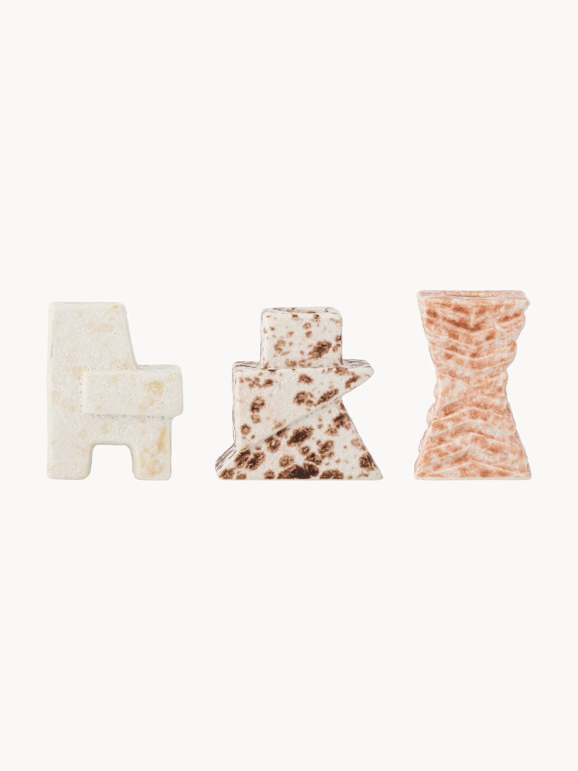 Bloomingville Blanchard candle holders, set of 3
