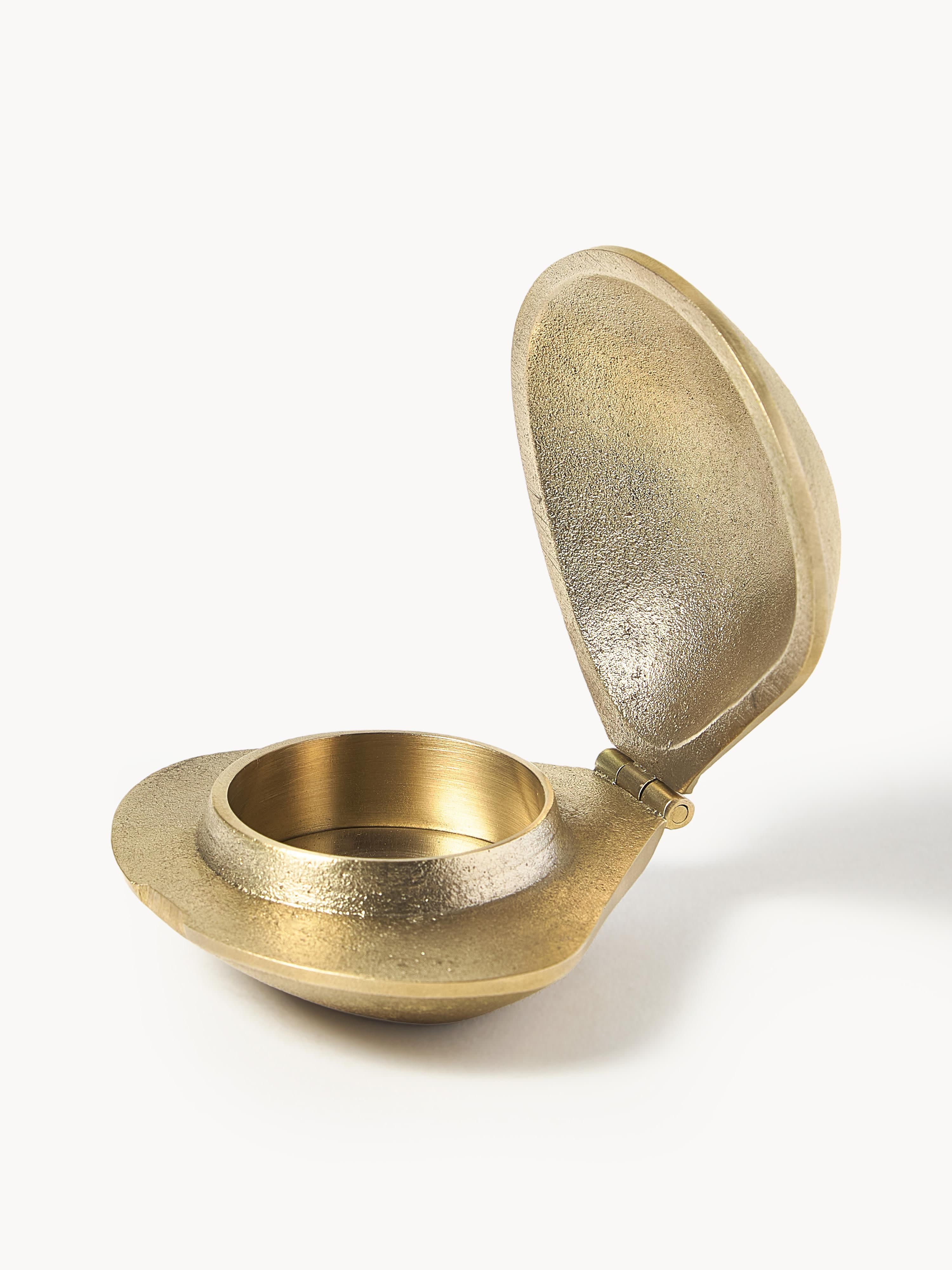 Ferm Living Clam candle holder made of brass