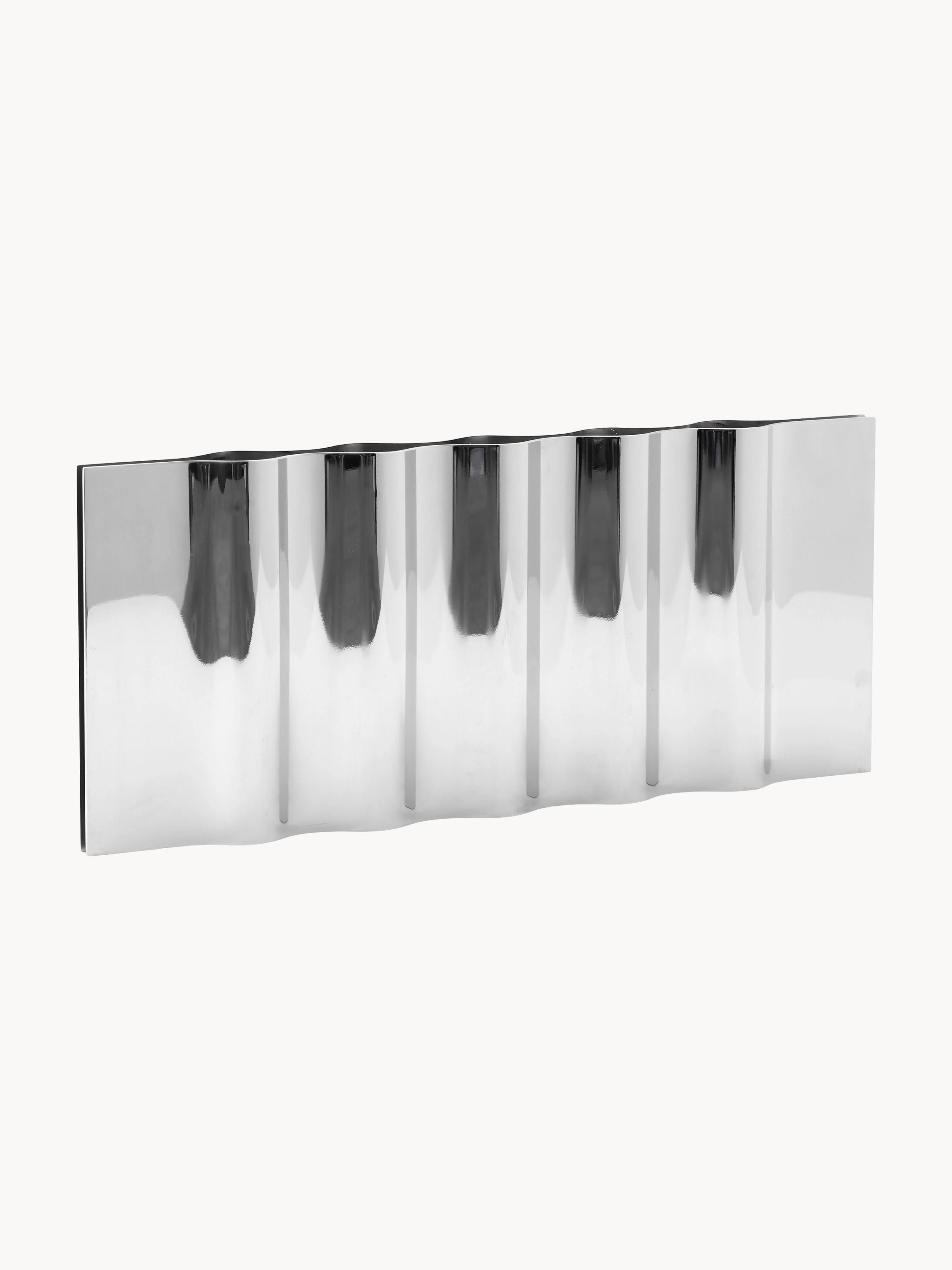 new-works Ripply stainless steel candle holder