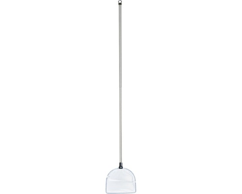 Landing net DENNERLE Nano Shrimp Net incl. telescopic handle (24 - 62 cm) bow-shaped large 75x60 mm white