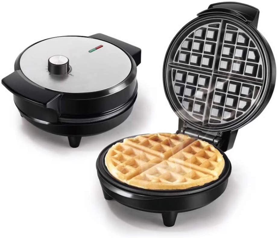 Mydee RockStone Waffle Iron Machine Waffle Home Machine Non-Stick Coating, Thermostat, Adjustable Temperature Control, 1000 W