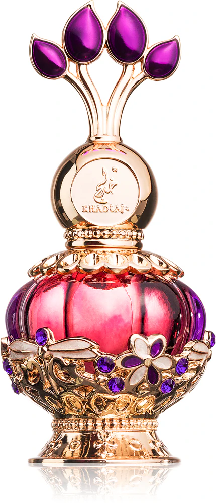 Khadlaj Purple Musk perfumed oil for women