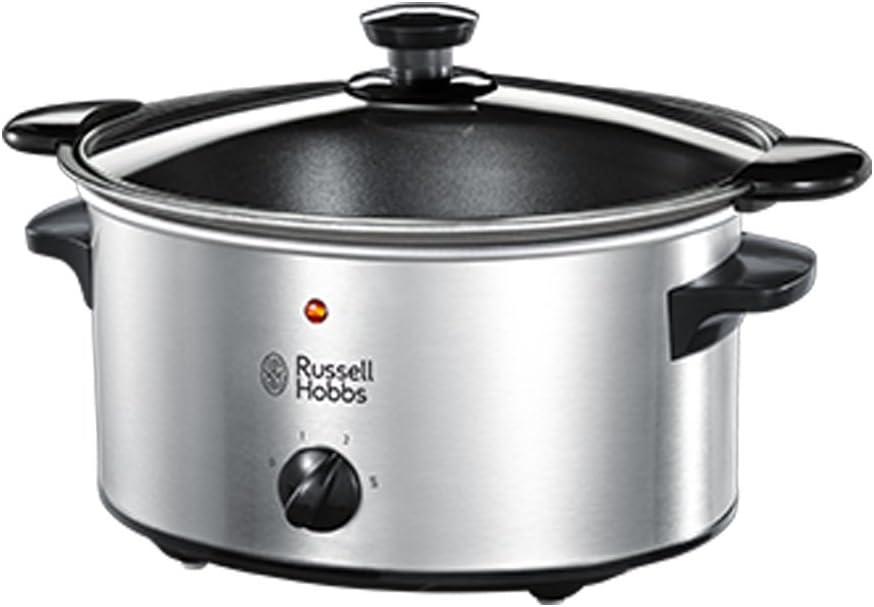 Russell Hobbs Slow Cooker 23200, 3.5 L - Stainless Steel Silver