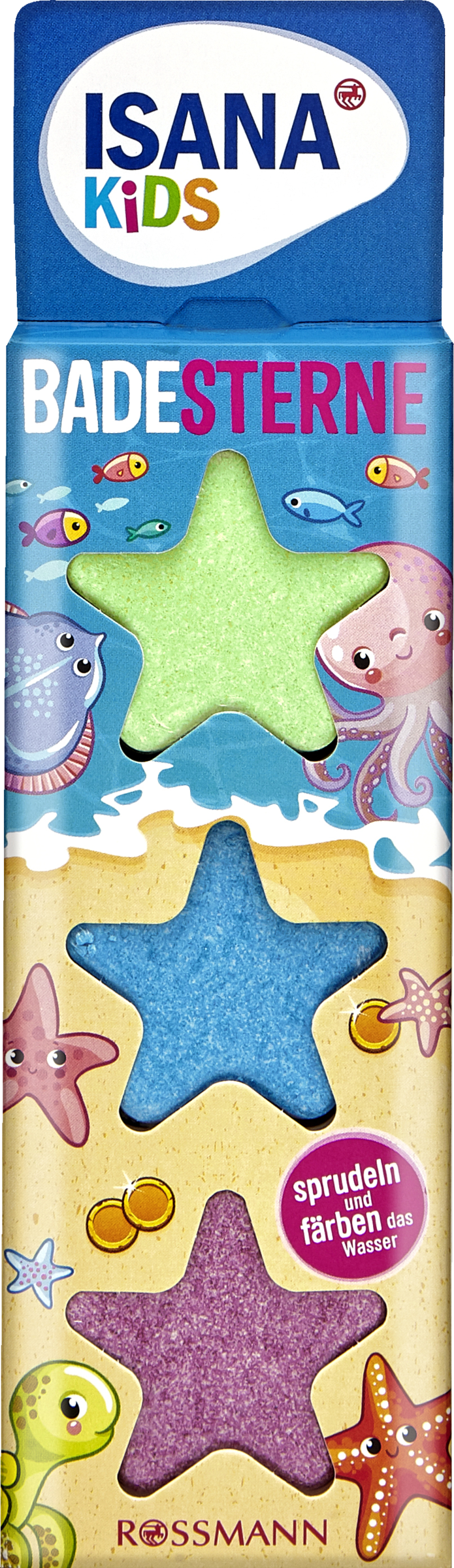 Isana Kids bathing stars