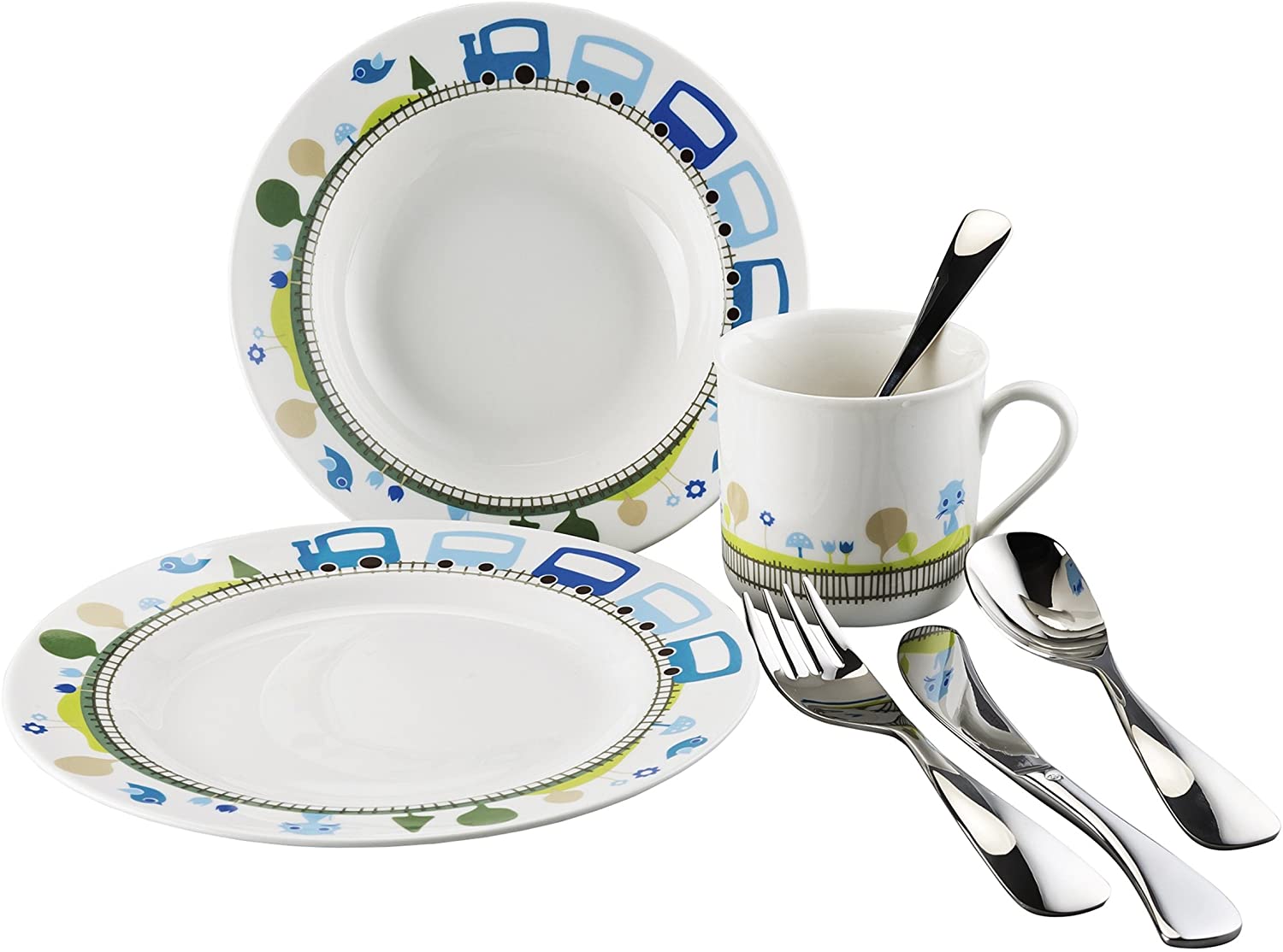 Sambonet Kids Danny TheTrain Set 7 Piece