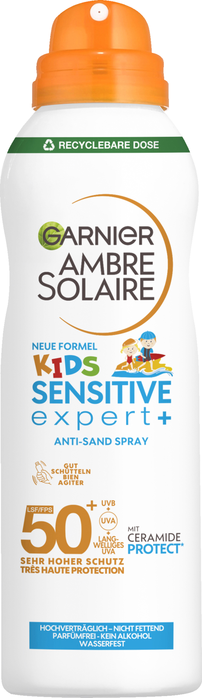 Garnier  Ambre Solaire Kids sensitive expert+ anti-sand spray SPRAU 50+