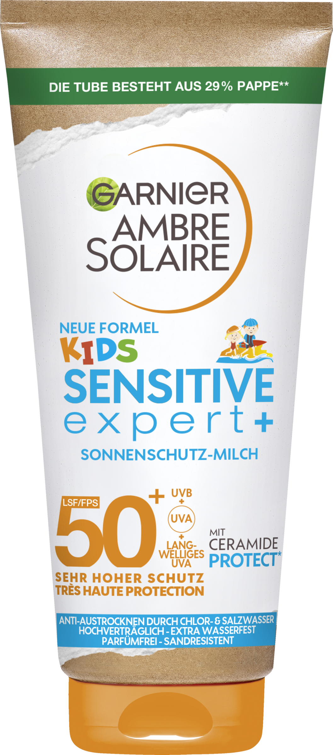 Garnier  Ambre Solaire Kids Sensitive Expert+ Sun Protection Milk LSF 50+