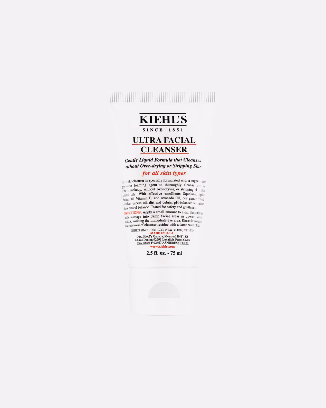 Kiehl’s Cleansing Gel Ultra Facial Cleanser