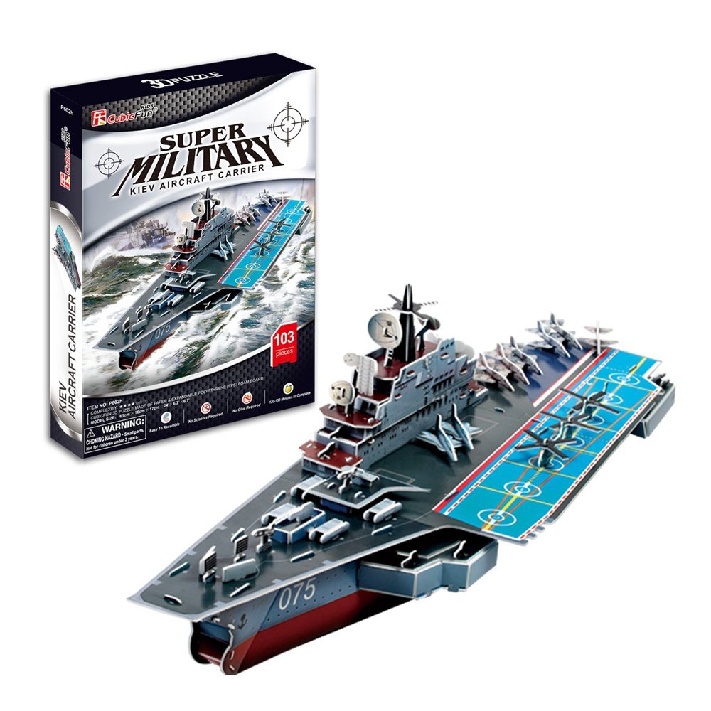 CubicFun Kiev Aircraft Carrier 3D Puzzle