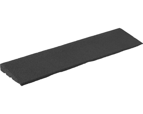 KiGa curb ramp terrasoft 100 x 25 x 0.7/4.5 cm black
