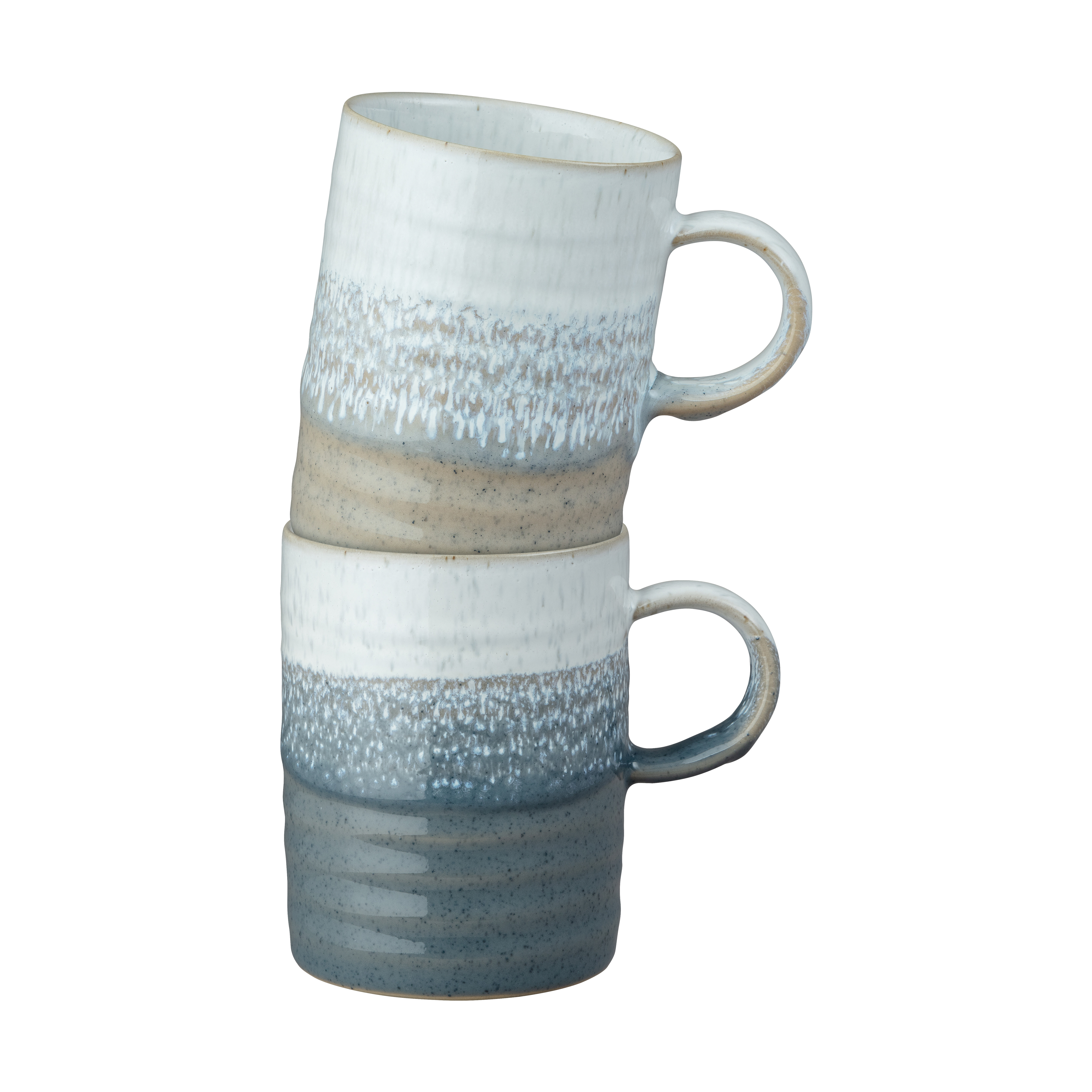 Denby Kiln Accents Mug 40 cl 2 Pieces, Taupe-slate