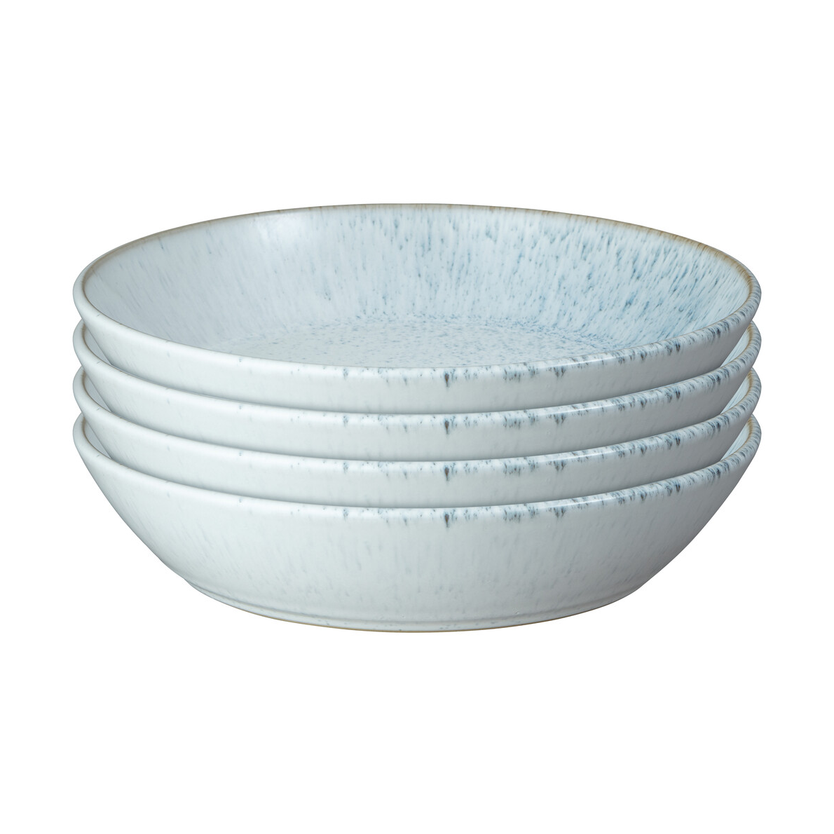 Denby Kiln blue pasta plates pack of 4