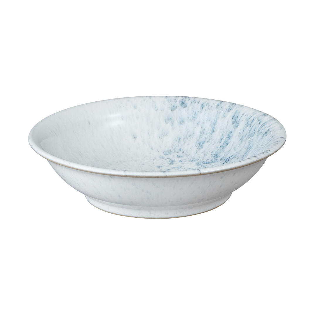 Denby Kiln blue shallow bowl medium