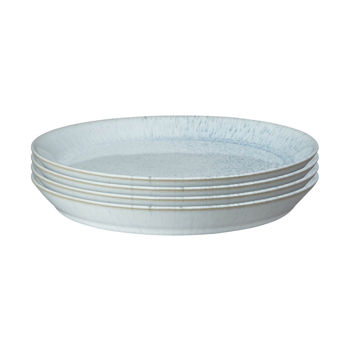 Denby Kiln blue plates, 4-pack