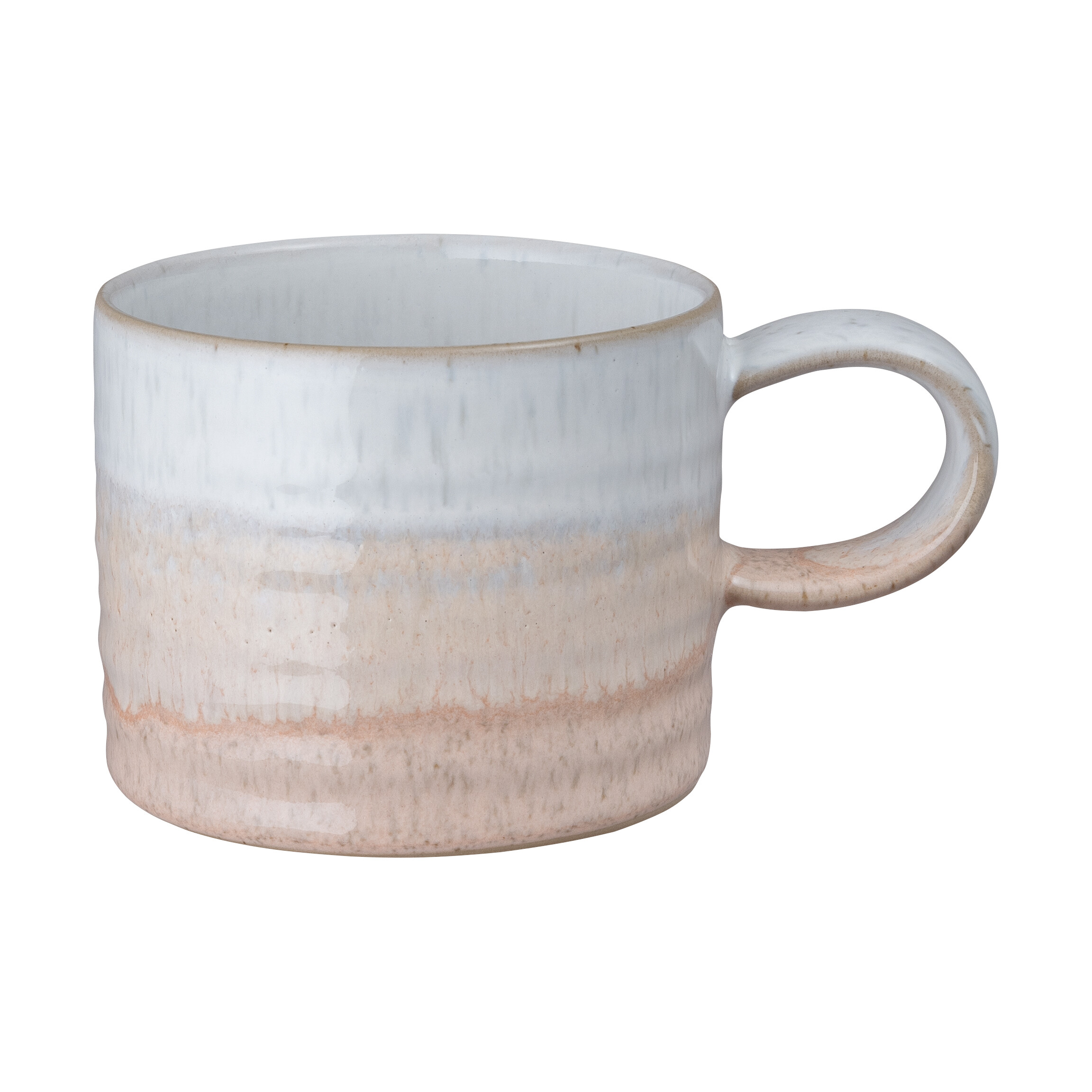 Denby Kiln Coral ribbed mug, coral-beige, Ø8.5 cm