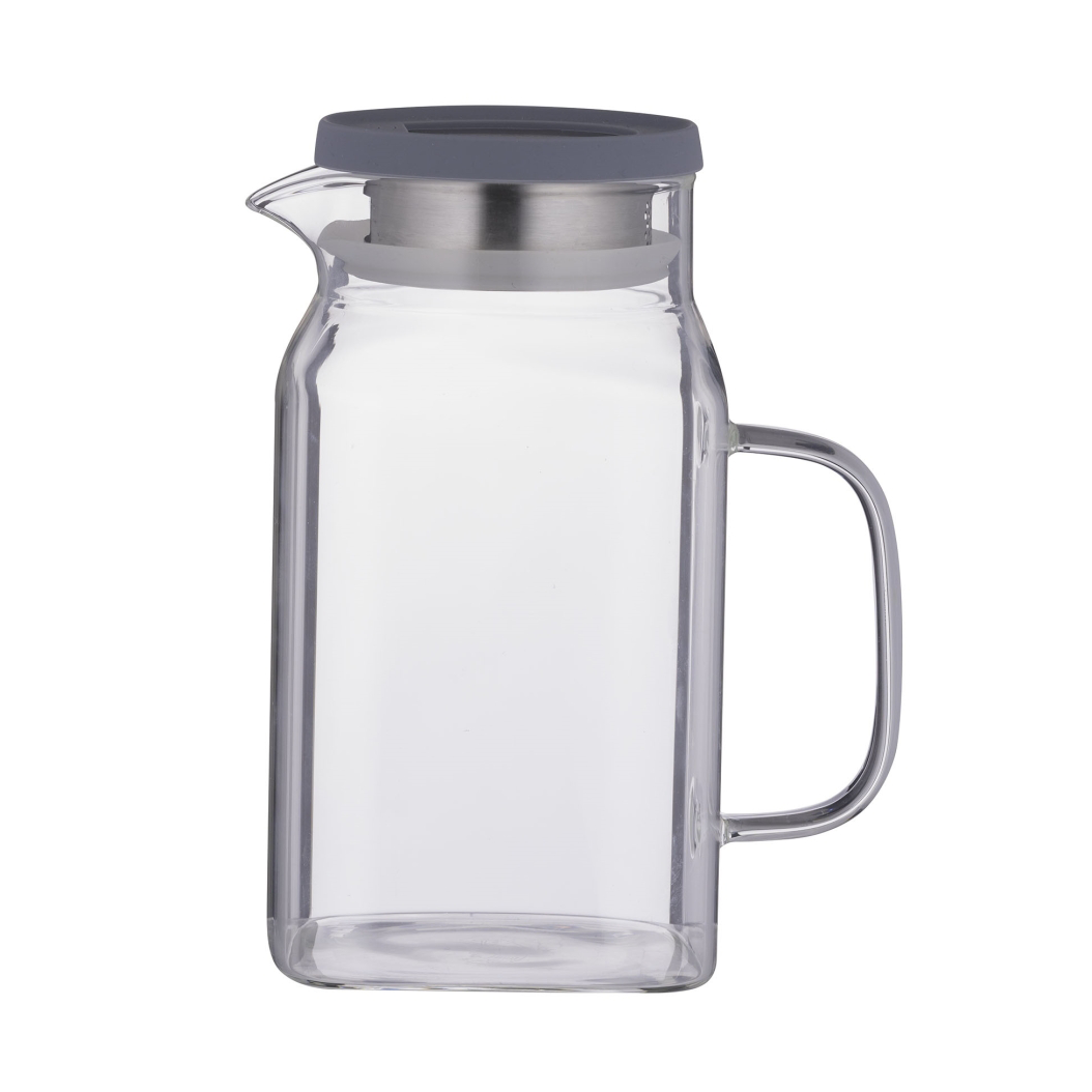 Kilner FRESH Refrigerator Carafe, Clear-grey, 1.2 l