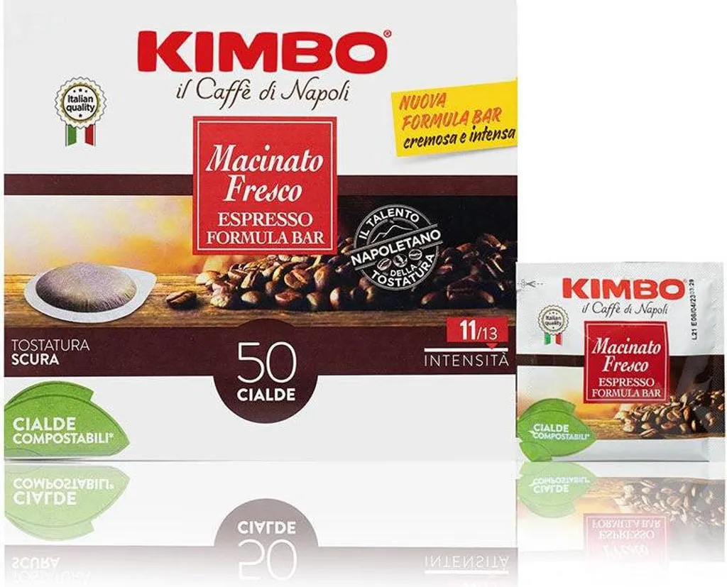 Kimbo 014403 Coffee Capsules & Coffee Pads Dark Roast 50 pieces 2190g