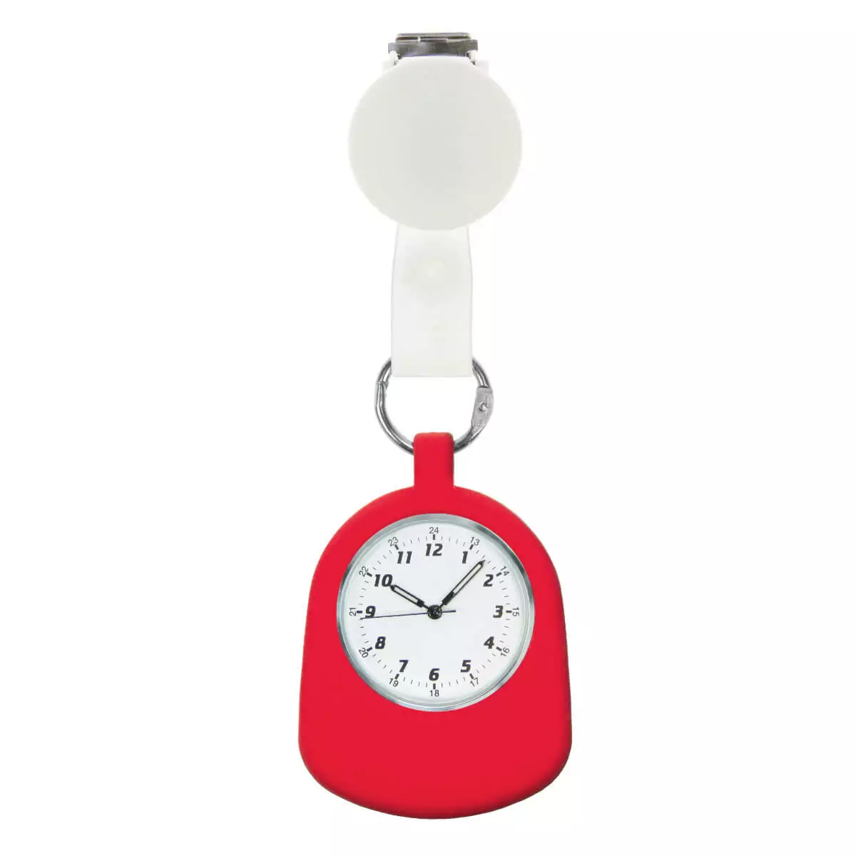 Kimetec CBC CLIPwatch nurse watch, Neutral Red