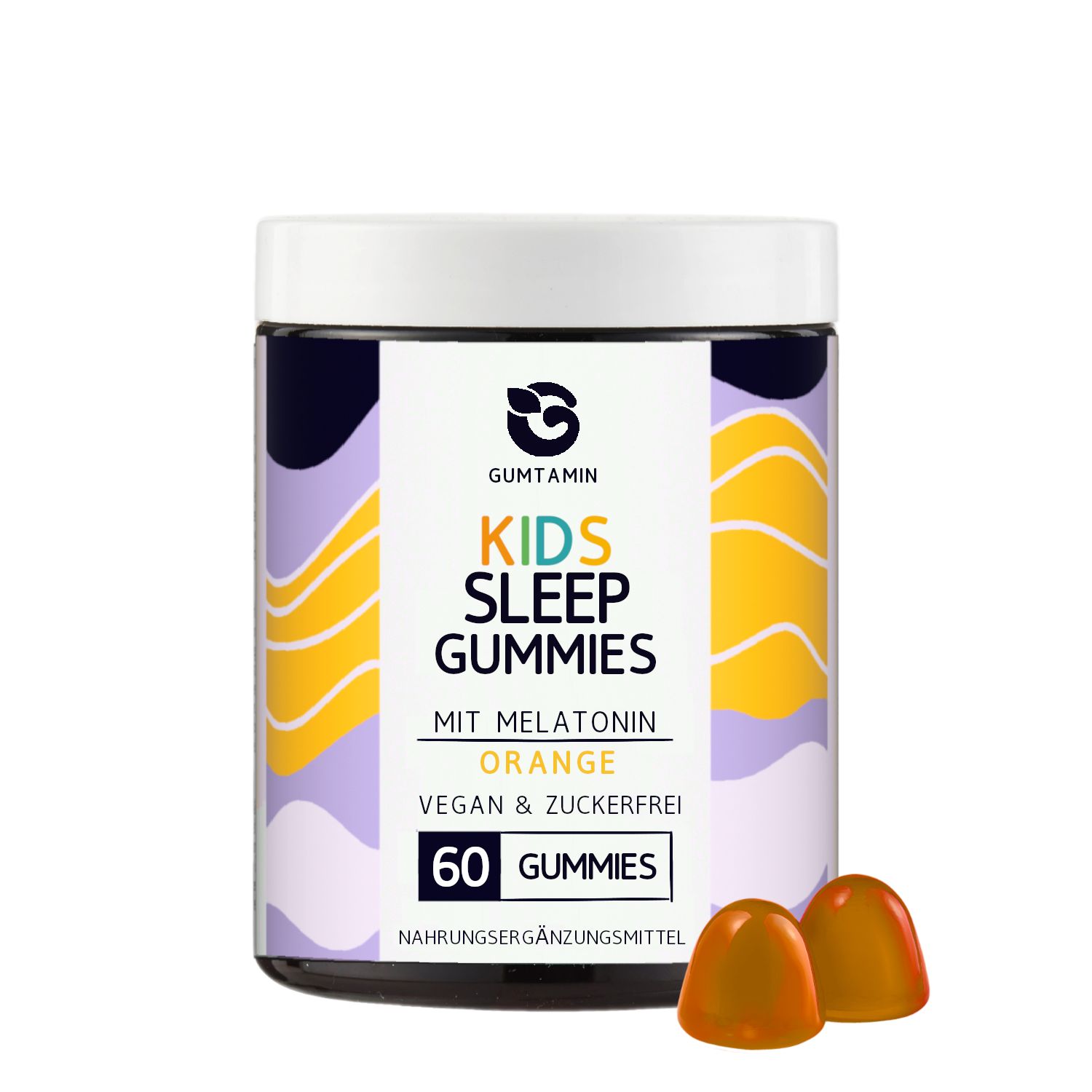 Kinder Sleep Gummies mit Melatonin | Gumtamin 60 St