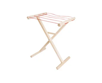 Children's wooden clothes drying rack