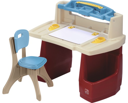 Step 2 Children's craft table Step2 Deluxe Art Master Desk red-beige