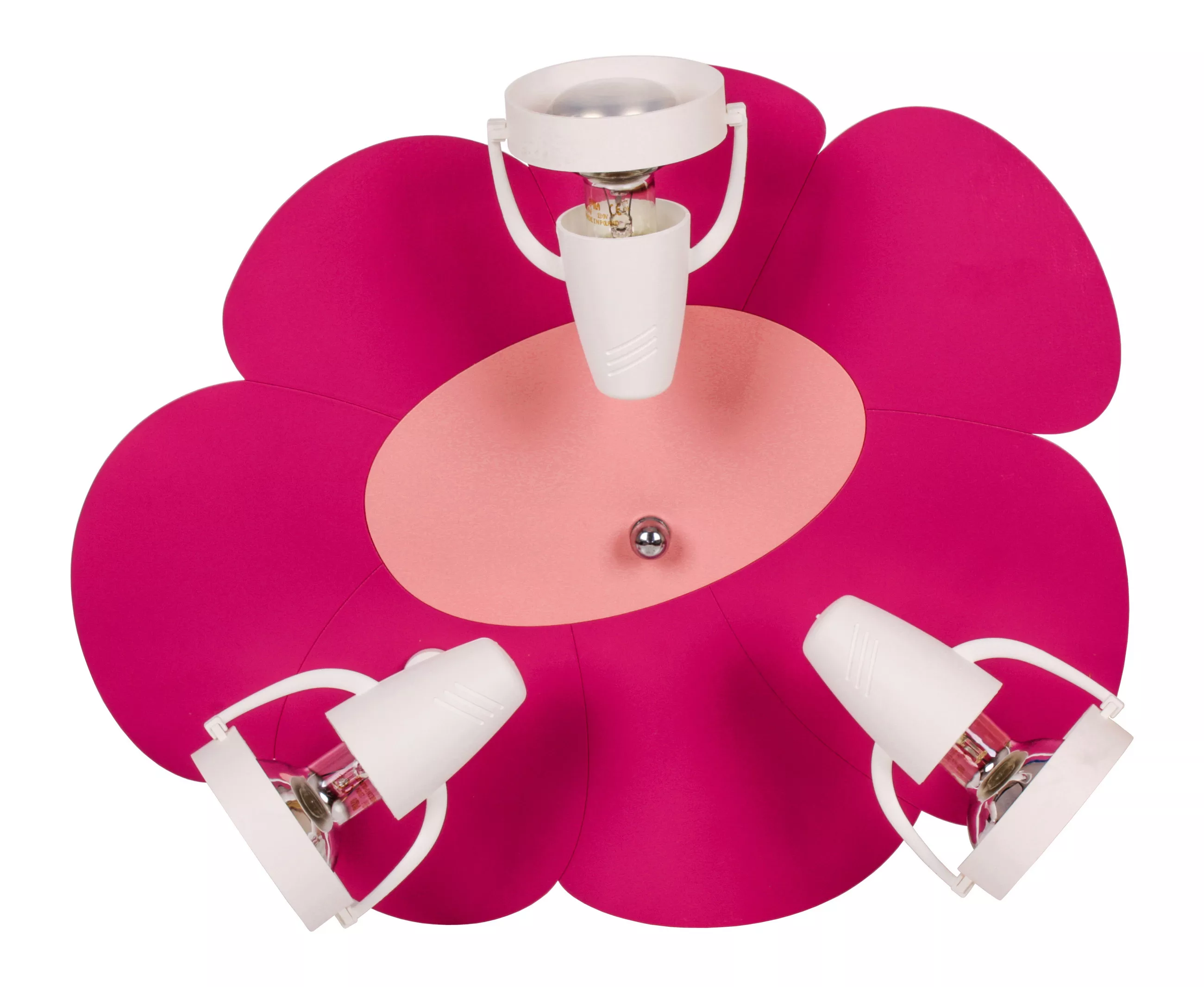 Children's ceiling light, flower design, 39/33/16 cm