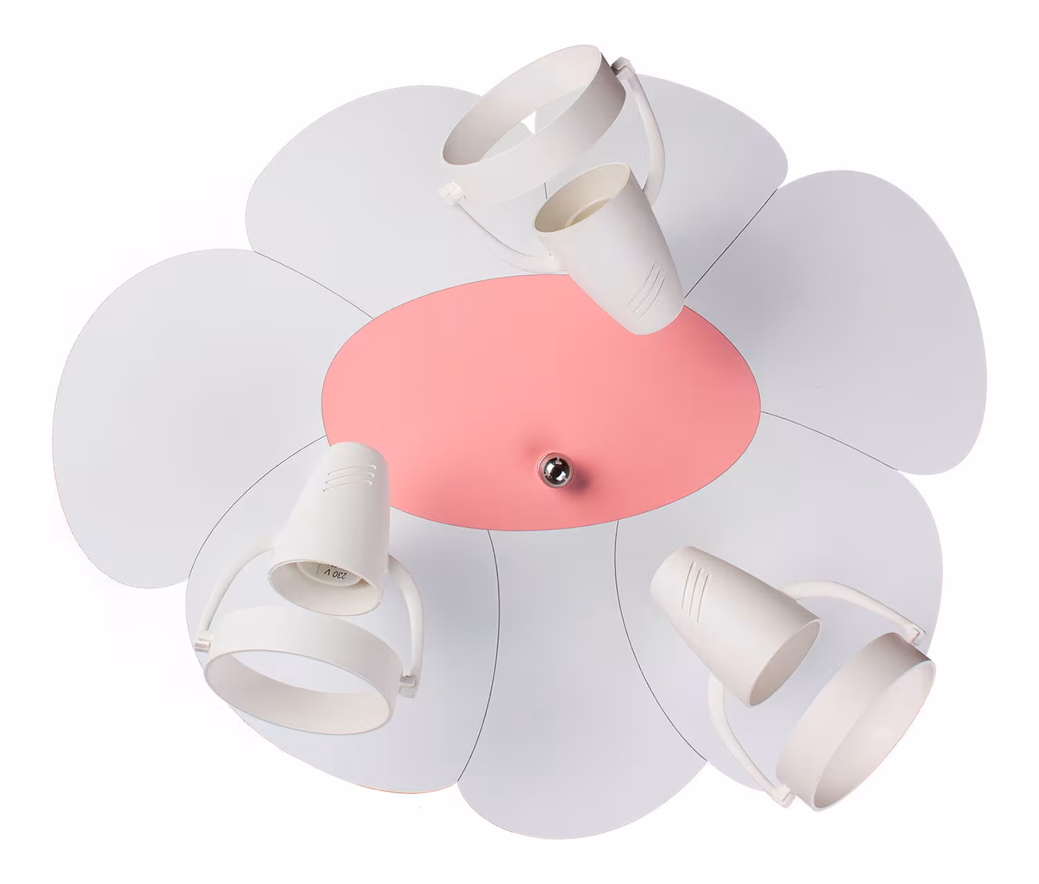 Children's ceiling light, flower design, 39/33/16 cm