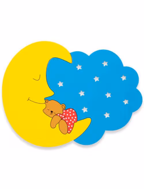 Children's wall light moon
