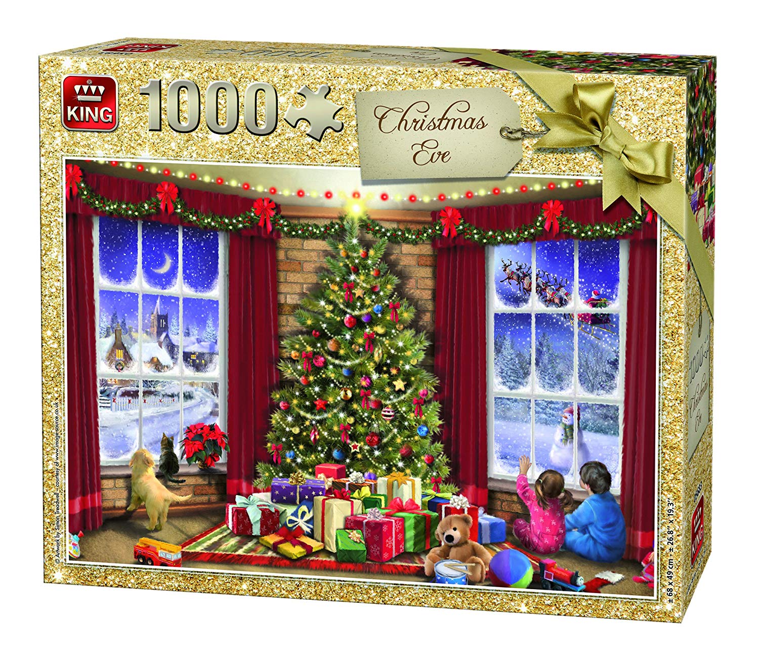 King 5683 Christmas Christmas Eve Puzzle 1000 Pcs